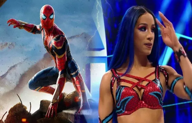Sasha Banks Spiderman