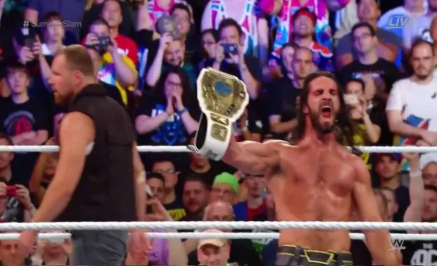 Seth Rollins nuevo campeón Intercontinental en SummerSlam Seth Rollins nuevo campeón Intercontinental en SummerSlam