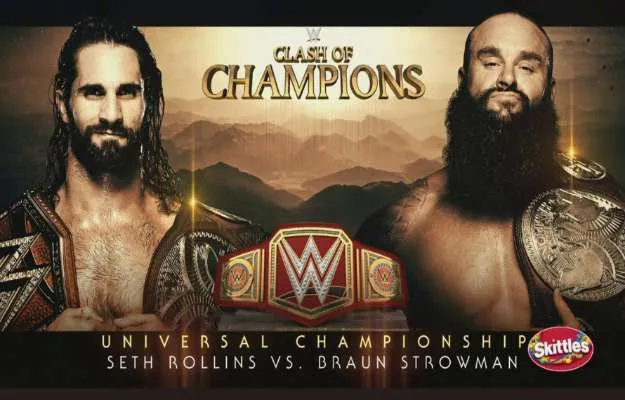 Seth Rollins vs Braun Strowman en WWE Clash Of Champions 2019 Seth Rollins vs Braun Strowman en WWE Clash Of Champions 2019