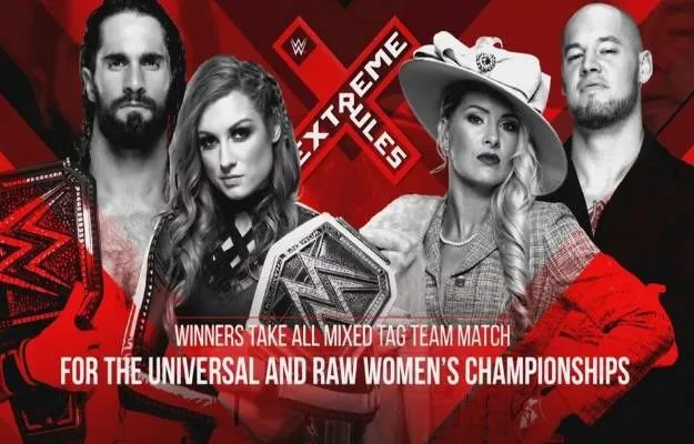 Seth Rollins y Becky Lynch vs Baron Corbin y Lacey Evans será un Extreme Rules match Seth Rollins y Becky Lynch vs Baron Corbin y Lacey Evans será un Extreme Rules match
