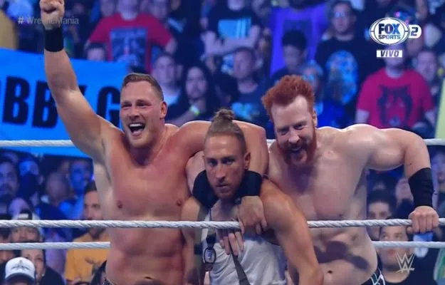 Sheamus, Ridge Holland y Butch Sheamus, Ridge Holland y Butch