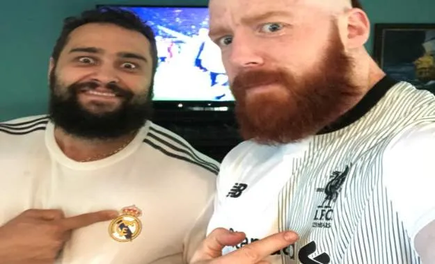 Sheamus y Rusev enfrentados por la final de la UEFA Champions League Sheamus y Rusev enfrentados por la final de la UEFA Champions League