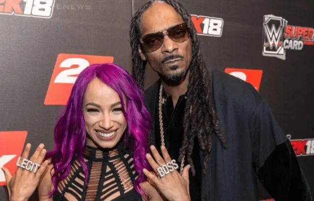 Snoop Dogg Sasha Banks Snoop Dogg Sasha Banks