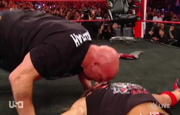 Stone Cold stunner a AJ Styles WWE RAW