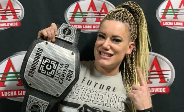 Taya 1er Campeona de Lucha Capital