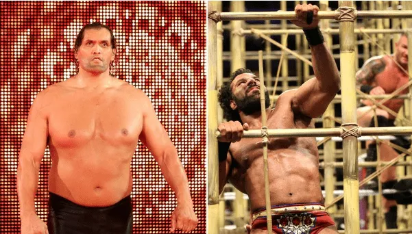 The Great Khali regresó a WWE en Battleground The Great Khali volvió a la Prisión de Punjabi
