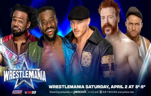 The New Day vs Sheamus & Ridge Holland The New Day vs Sheamus & Ridge Holland