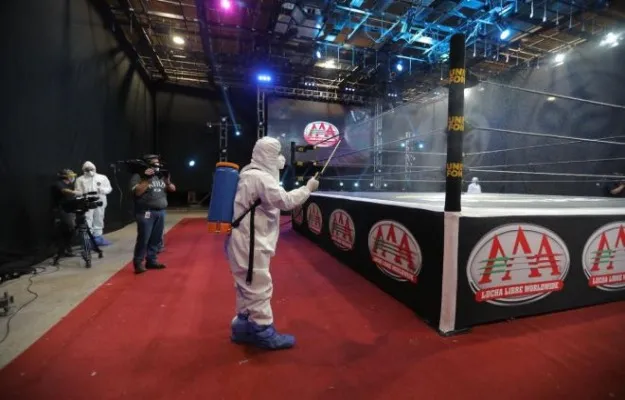 Triple A cumple con protocolos de higiene en Lucha Fighter
