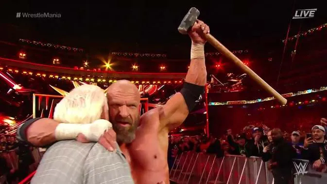 Triple H WrestleMania 35 Triple H WWE WrestleMania 35