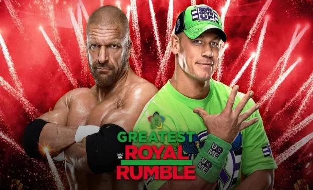 Triple H vs John Cena en The Greatest Royal Rumble Triple H vs John Cena en The Greatest Royal Rumble