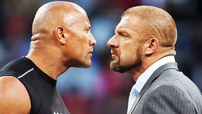 Triple H vs. The Rock Triple H vs. The Rock