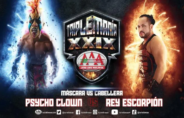 Triplemania XXIX Tendra A Psycho Clown Y Rey Escorpion En Duelo De Apuestas