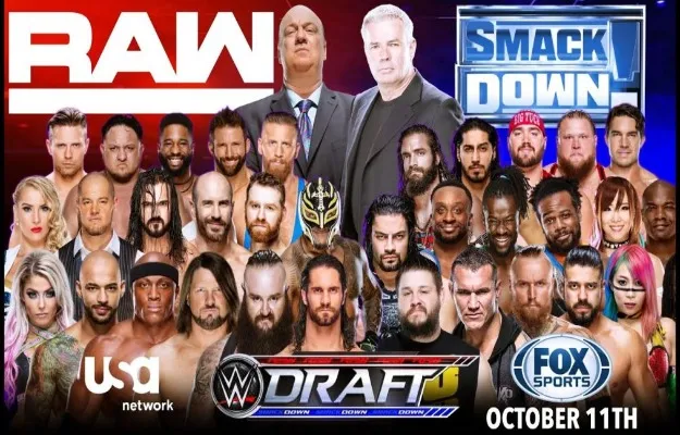 WWE Draft 2019 resultados completos