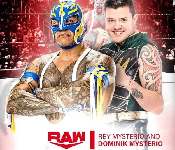 WWE Draft | Rey Mysterio y Domink drafteados a WWE RAW WWE Draft | Rey Mysterio y Domink drafteados a WWE RAW
