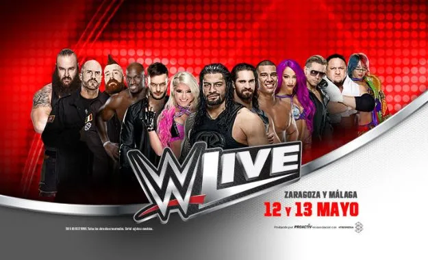 WWE Malaga zaragoza y málaga