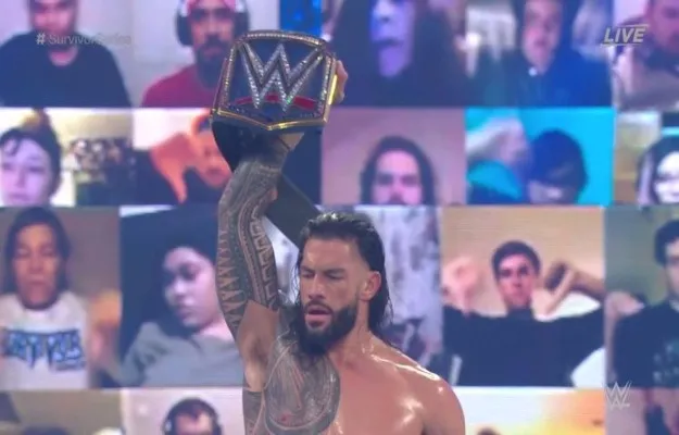 WWE Survivor Series 2020_ Roman Reigns derrota a Drew McIntyre WWE Survivor Series 2020_ Roman Reigns derrota a Drew McIntyre