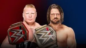 WWE Survivor Series Brock Lesnar vs. AJ Styles