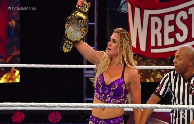 WWE WrestleMania 36_ Charlotte Flair es la nueva campeona femenina de NXT WWE WrestleMania 36_ Charlotte Flair es la nueva campeona femenina de NXT
