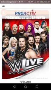 WWE borra shows Malaga Zaragoza