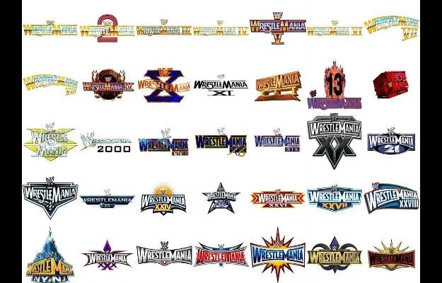 WWE Wrestlemania Logo WWE Wrestlemania Logo