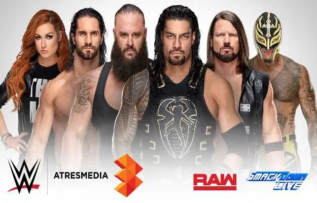 atresmedia programación wwe españa mega