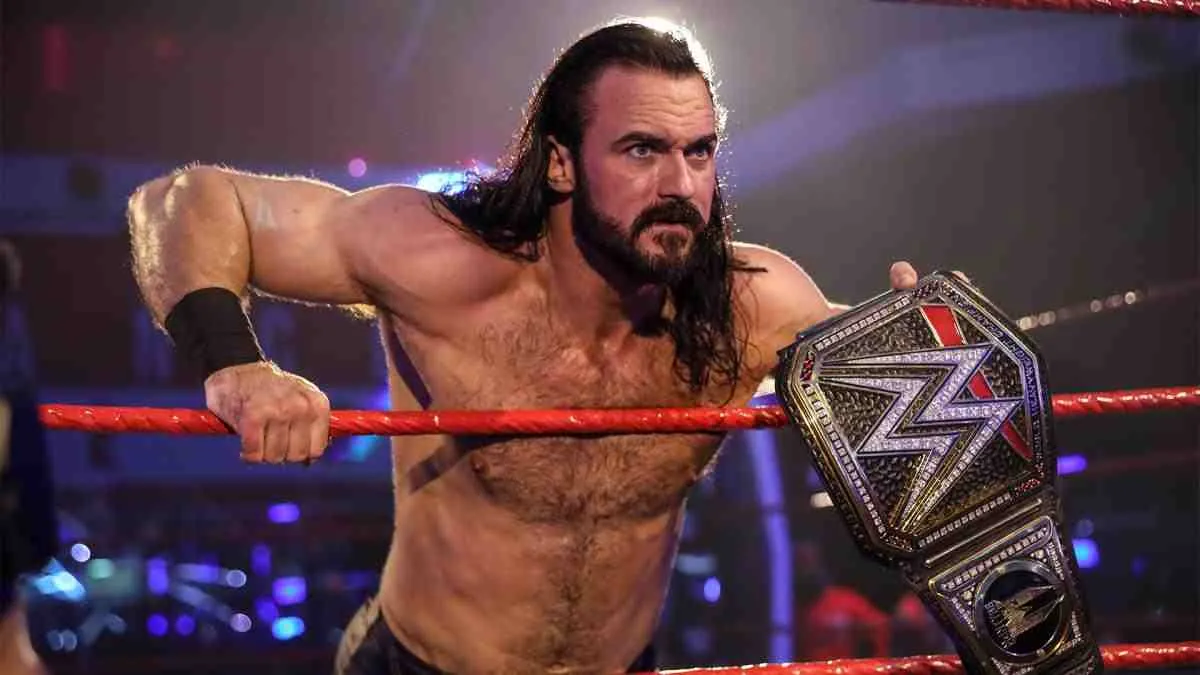 Drew McIntyre, el campeón de WWE Raw