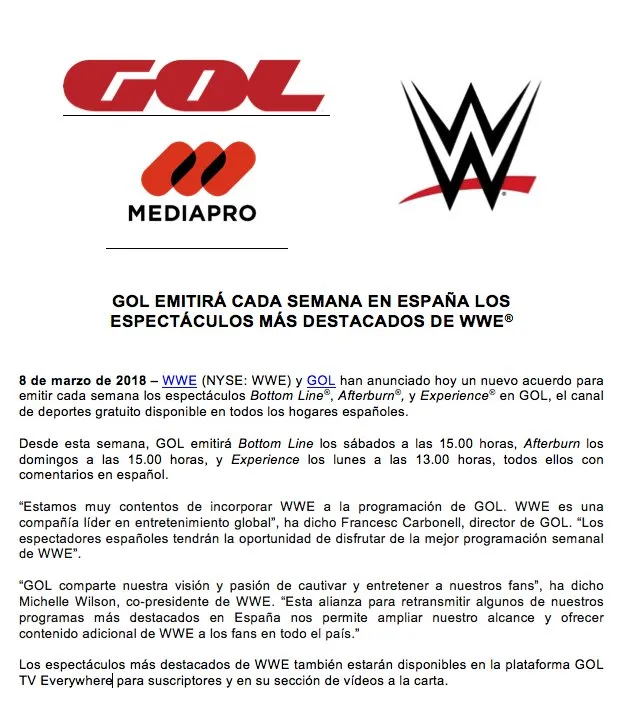 Gol Wwe