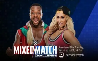 Carmella y Big E en Mixed Match