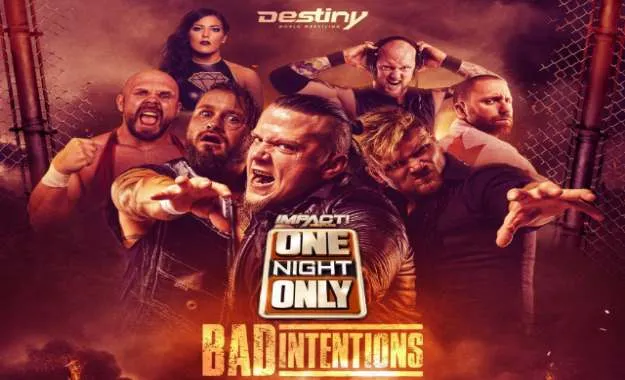 Resultados de las grabaciones de Impact Wrestling One Night Only Bad Intentions