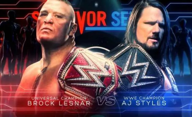 Brock Lesnar vs AJ Styles oficial en WWE Survivor Series