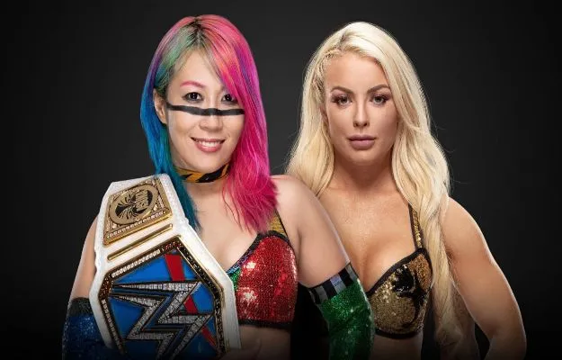 Asuka vs Mandy Rose en WWE Fastlane