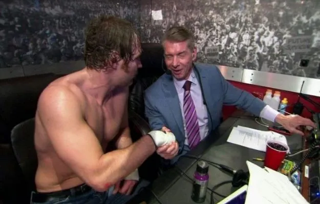 Jon Moxley Vince McMahon Jon Moxley Vince McMahon