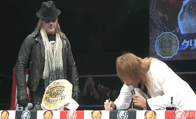 Jericho vs Tetsuya Naito en Wrestle Kingdom 13