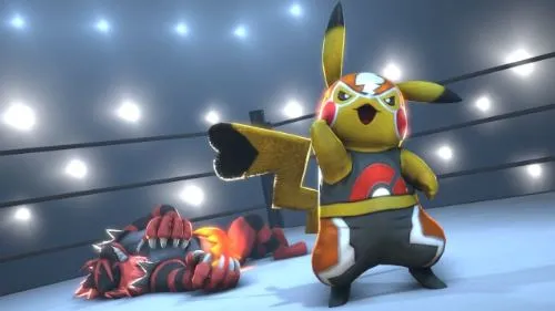 referencias de POKEMON a WWE y la lucha libre