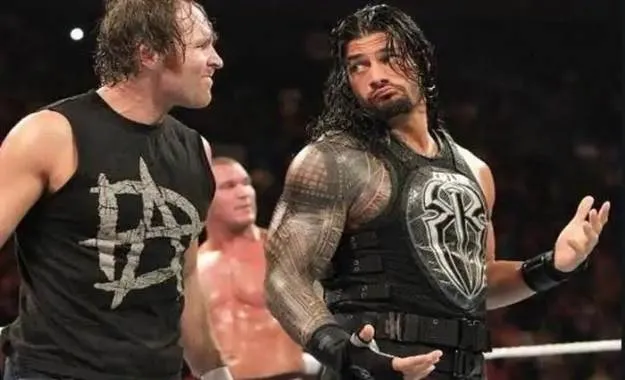 reigns y ambrose reigns ambrose wwe