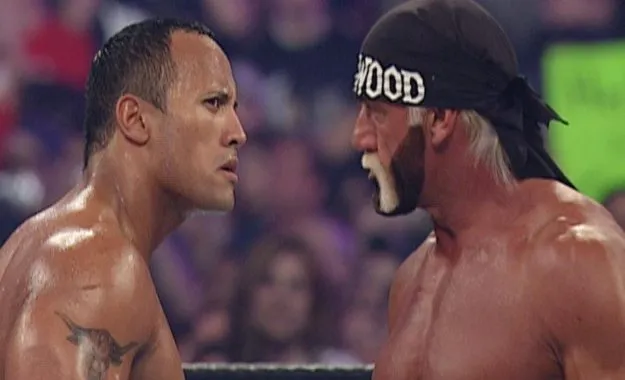 rock vs hogan Rock Hogan