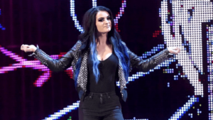 WWE Paige haciendo su entrada