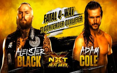 Aleister Black vs Adam Cole en NXT