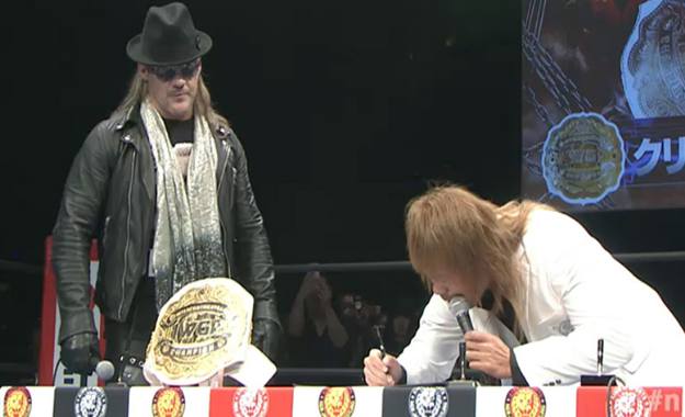 Jericho vs Tetsuya Naito en Wrestle Kingdom 13